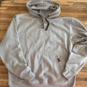 SOFT Comfortable Casual Recycled Recover Brand Heather Gray Hoodie Small